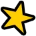 黄色い星のイラスト