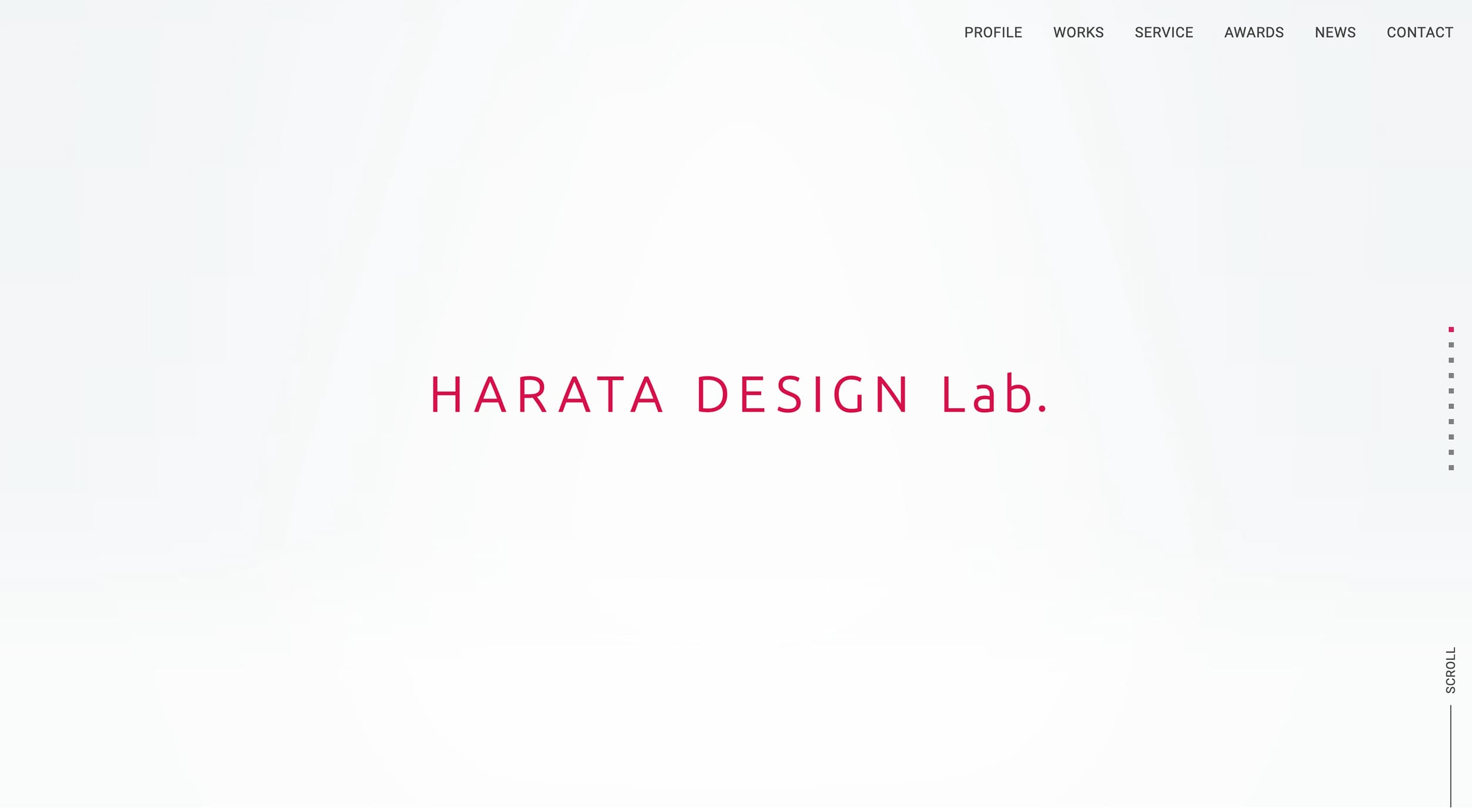 HARATA DESIGN Lab. WEBサイト