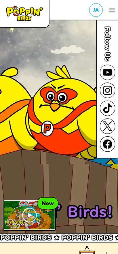 POPPIN’ BIRDS 公式サイト