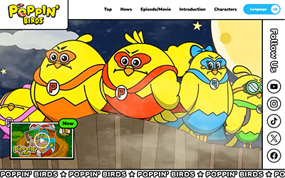 POPPIN’ BIRDS 公式サイト